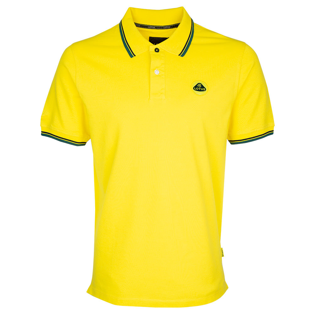 LOTUS MEN'S POLO SHIRT – YELLOW