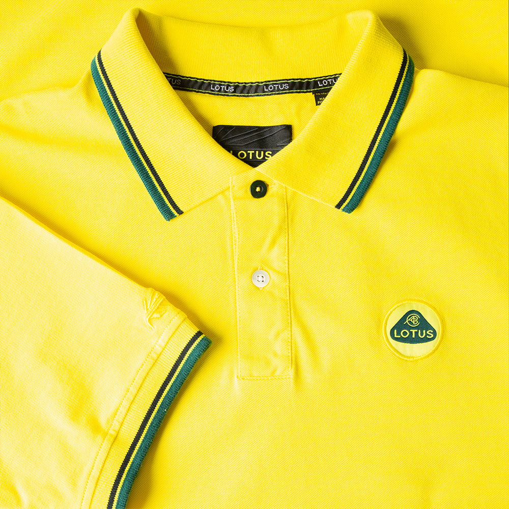 LOTUS MEN'S POLO SHIRT – YELLOW