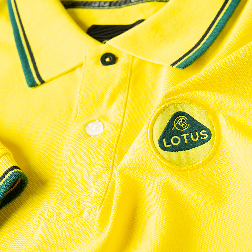 LOTUS MEN'S POLO SHIRT – YELLOW