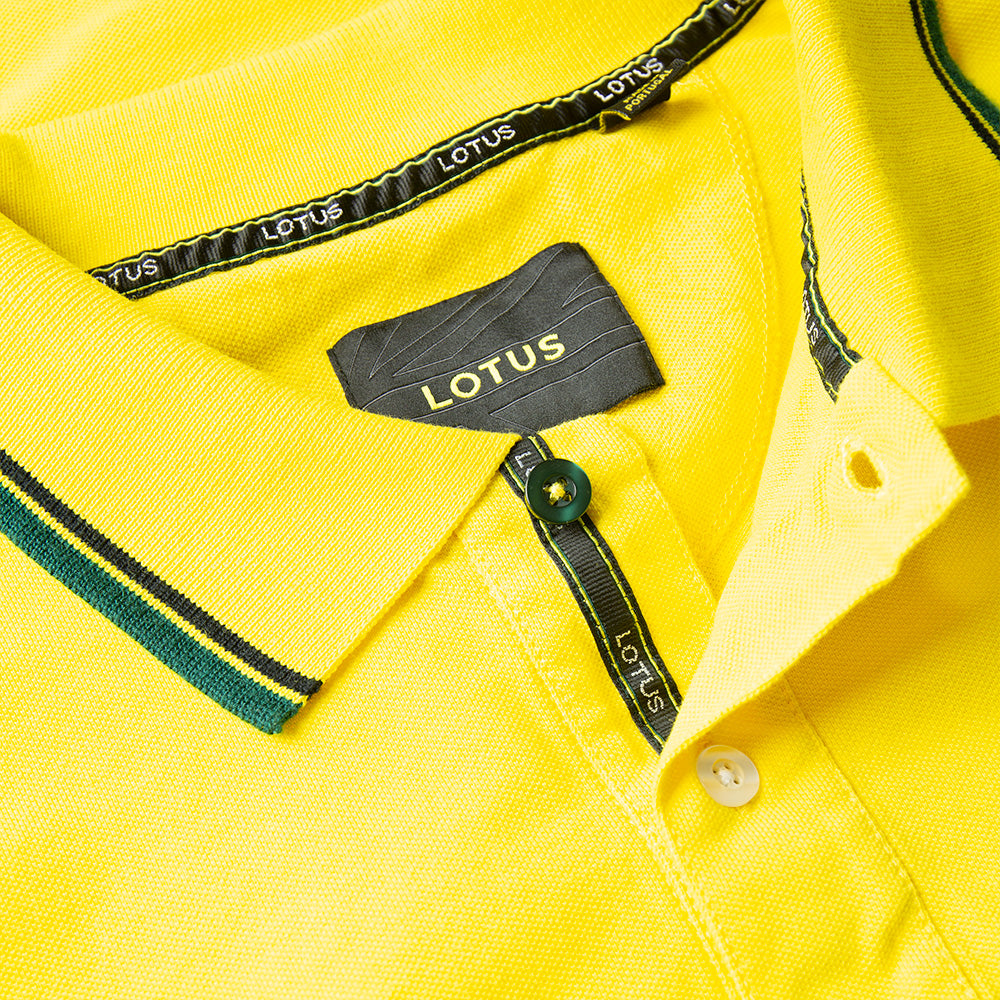 LOTUS MEN'S POLO SHIRT – YELLOW