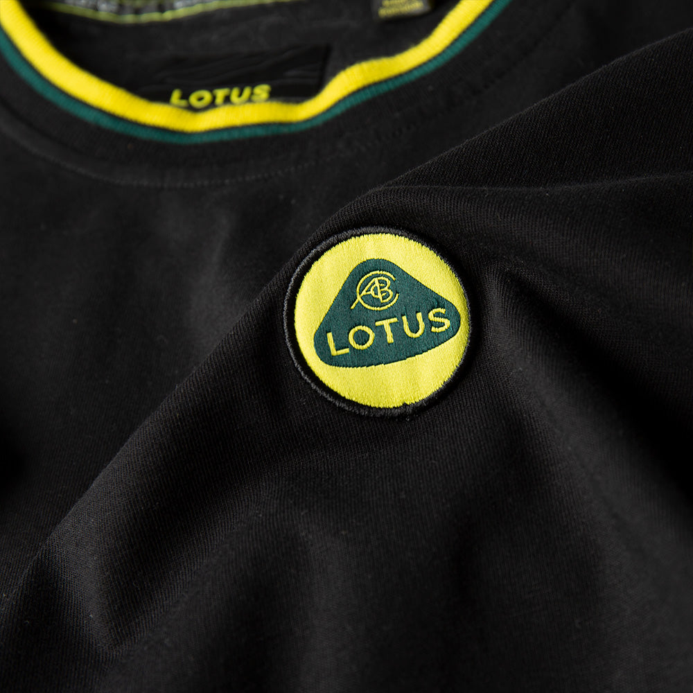 LOTUS MEN'S T-SHIRT – BLACK