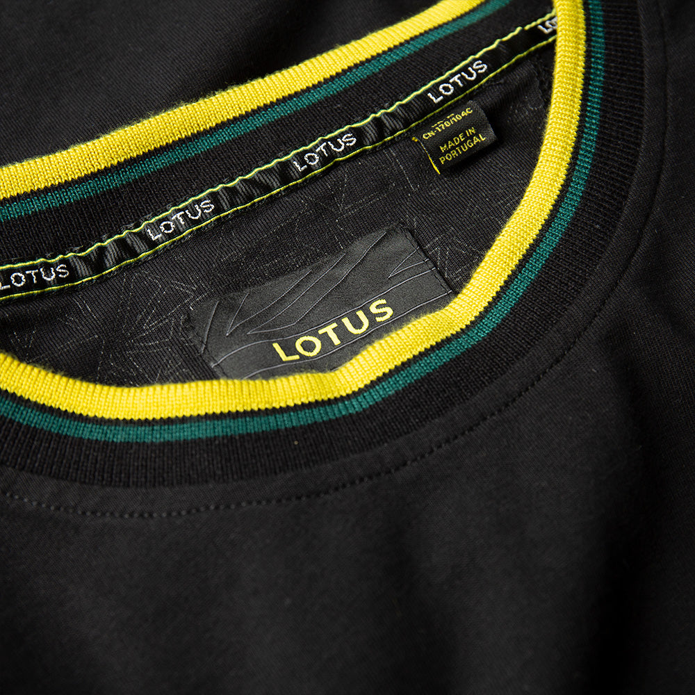 LOTUS MEN'S T-SHIRT – BLACK
