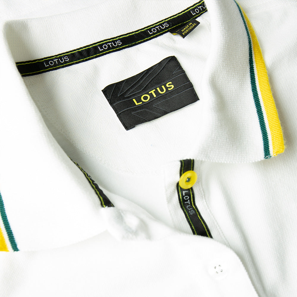 LOTUS WOMEN'S POLO SHIRT – WHITE