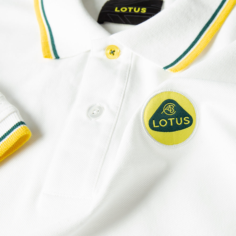 LOTUS WOMEN'S POLO SHIRT – WHITE