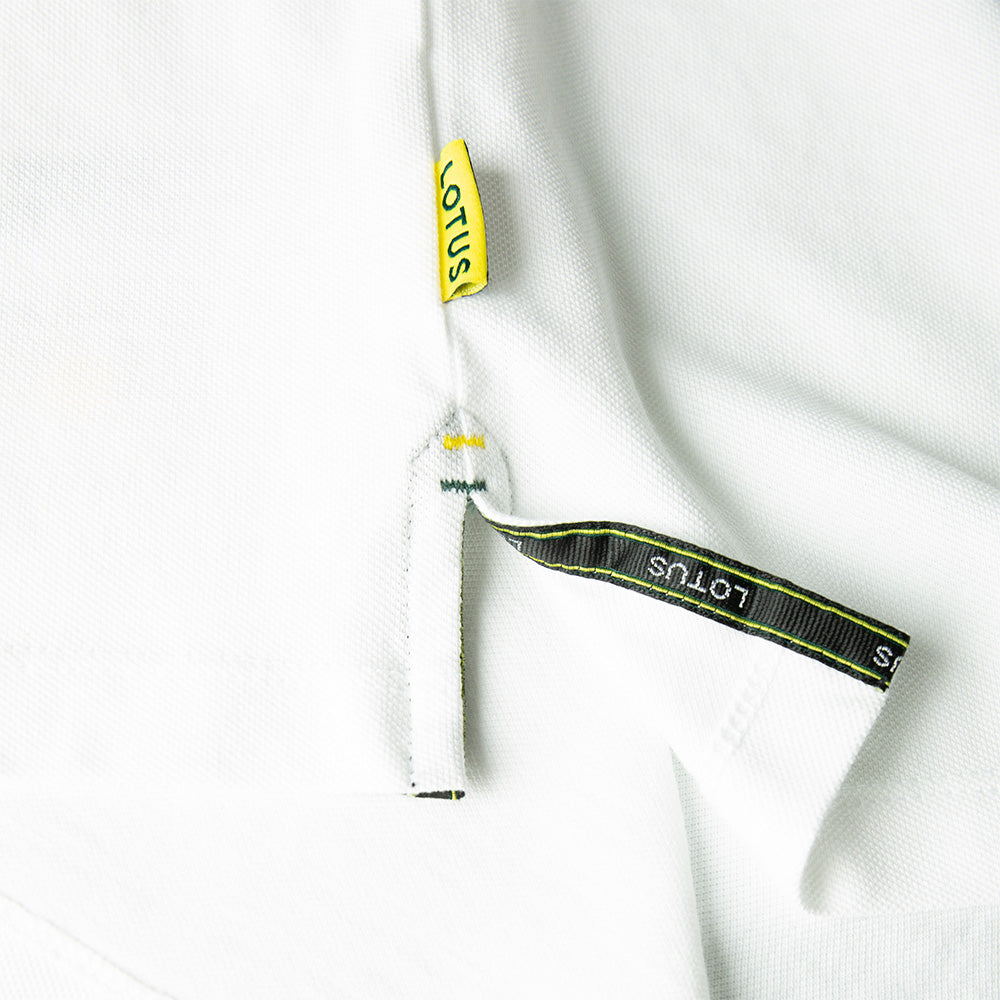 LOTUS WOMEN'S POLO SHIRT – WHITE