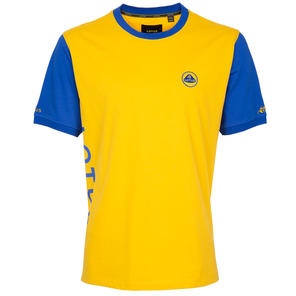 LOTUS MEN'S T-SHIRT – GREEN/YELLOW