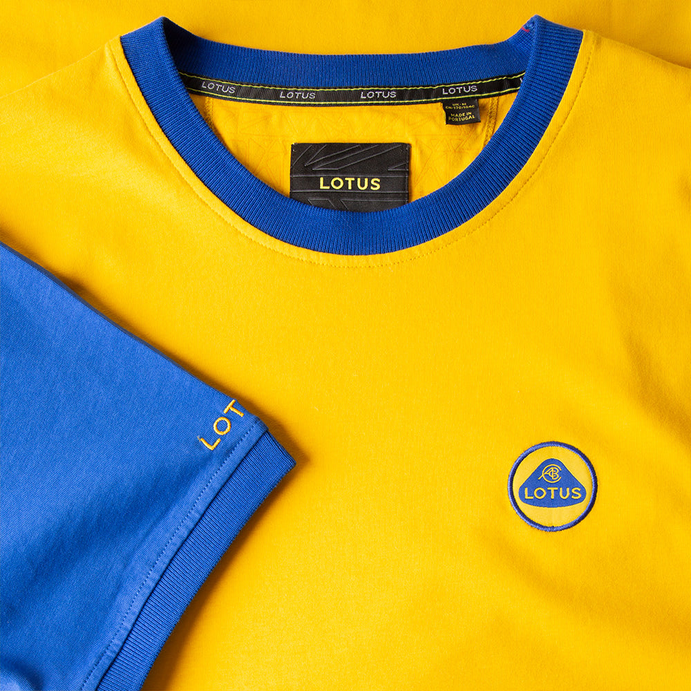 LOTUS MEN'S T-SHIRT – GREEN/YELLOW