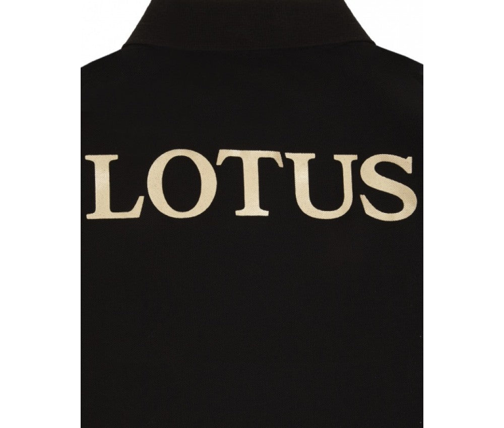 Lotus Polo Shirt Black / Red