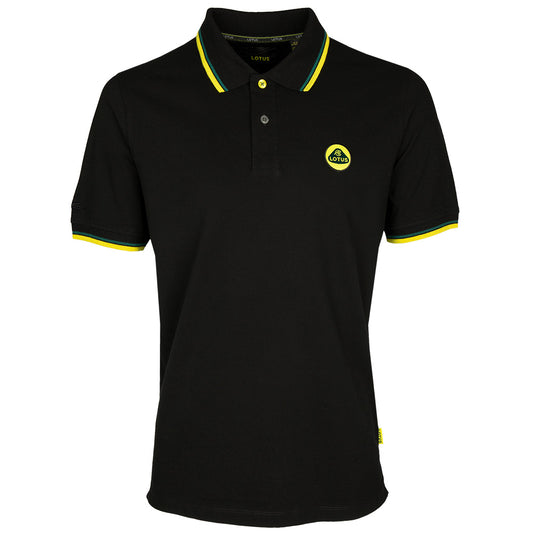 Lotus Men's Polo – Black