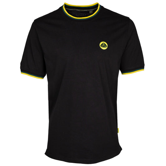 LOTUS MEN'S T-SHIRT – BLACK
