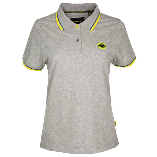 LOTUS WOMEN'S POLO SHIRT – GREY