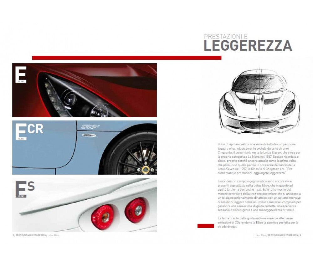 Brochure Pocket Lotus Elise 2012-2017