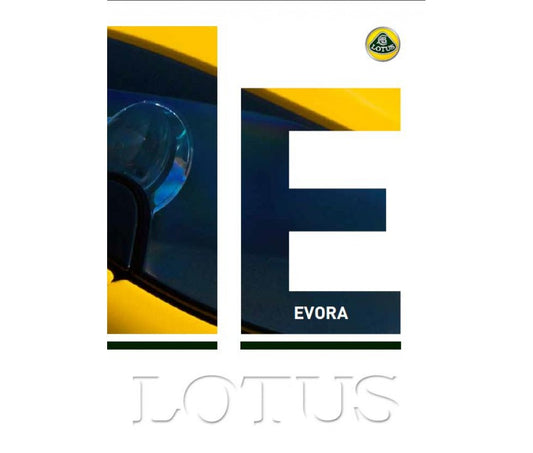 Brochure Pocket Lotus Evora 2012-2015