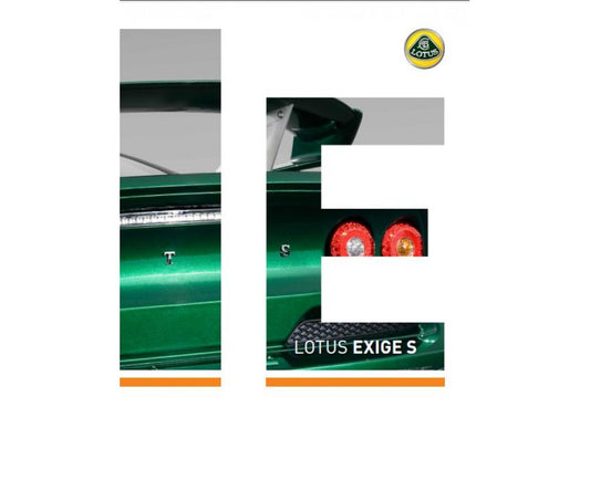 Brochure Pocket Lotus Exige V6